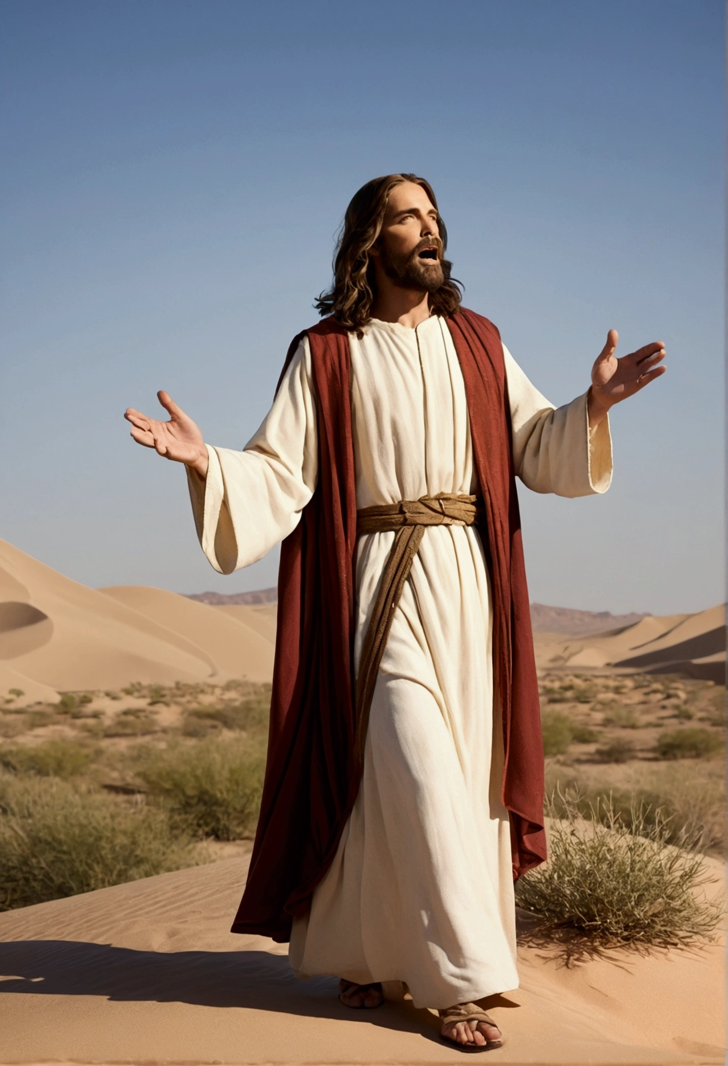 Jesus Preaching in the Desert