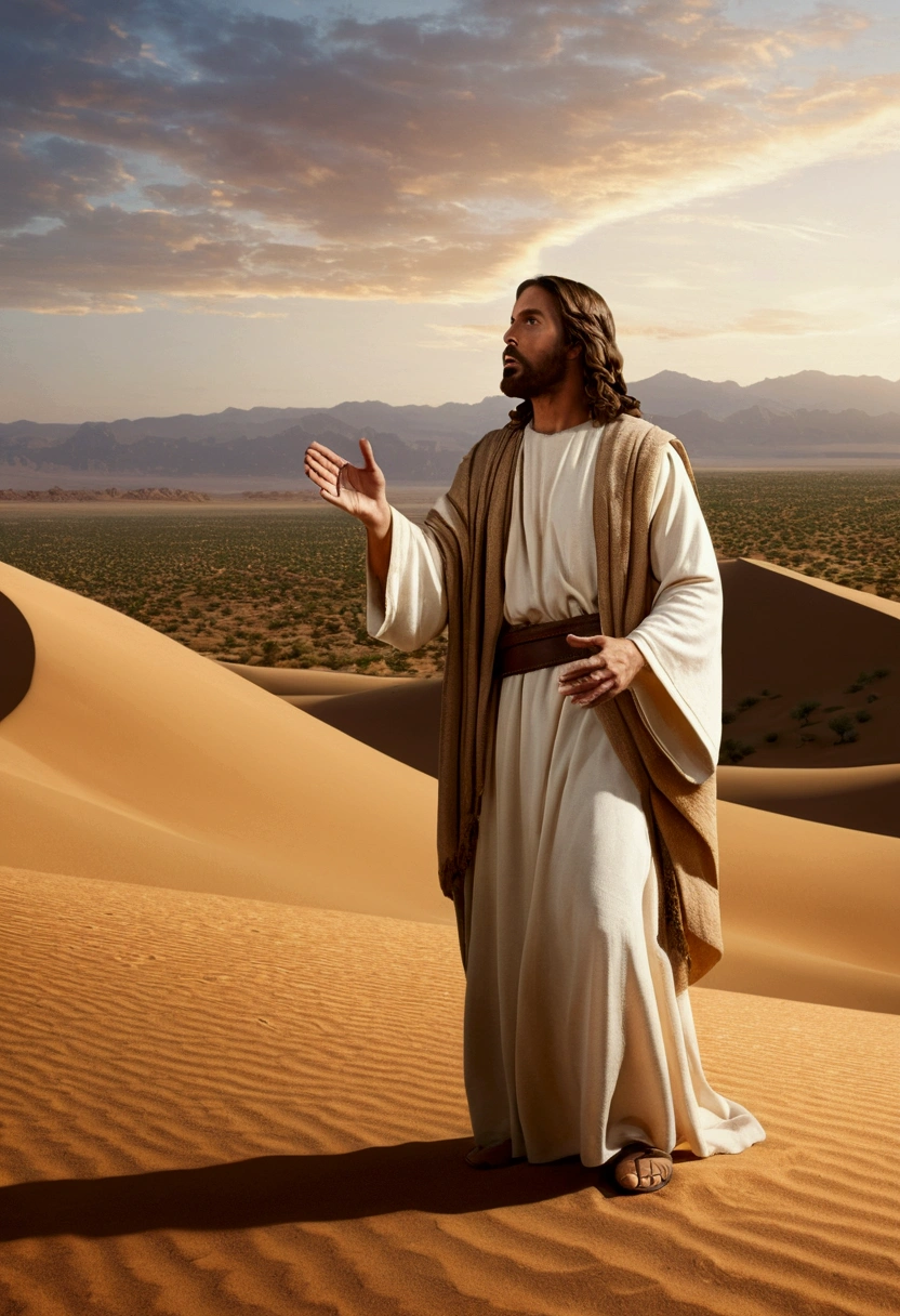 Jesus Preaching in the Desert