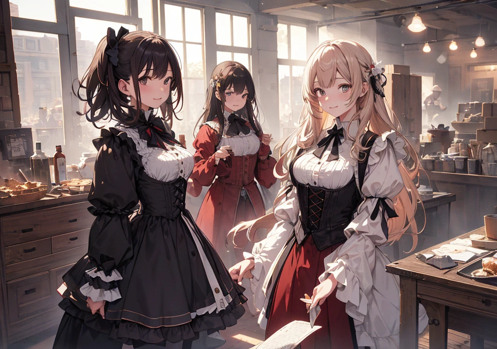 Realistic photos, Focus distance 10mm, Red and white, A big smile, Beautiful girl, Realistic photos, Focus distance 10mmで撮影, masterpiece, 最high quality, high quality, Very detailed CG 8k wallpaper unit, Award-winning photography, Depth of written boundary, High resolution, bloom, chromatic aberration, Realistic, Very detailed, Art Station Trends, CGsociety Trends, Complex, High detail, dramatic, Art on the go, volumetric lighting, Victorian Black