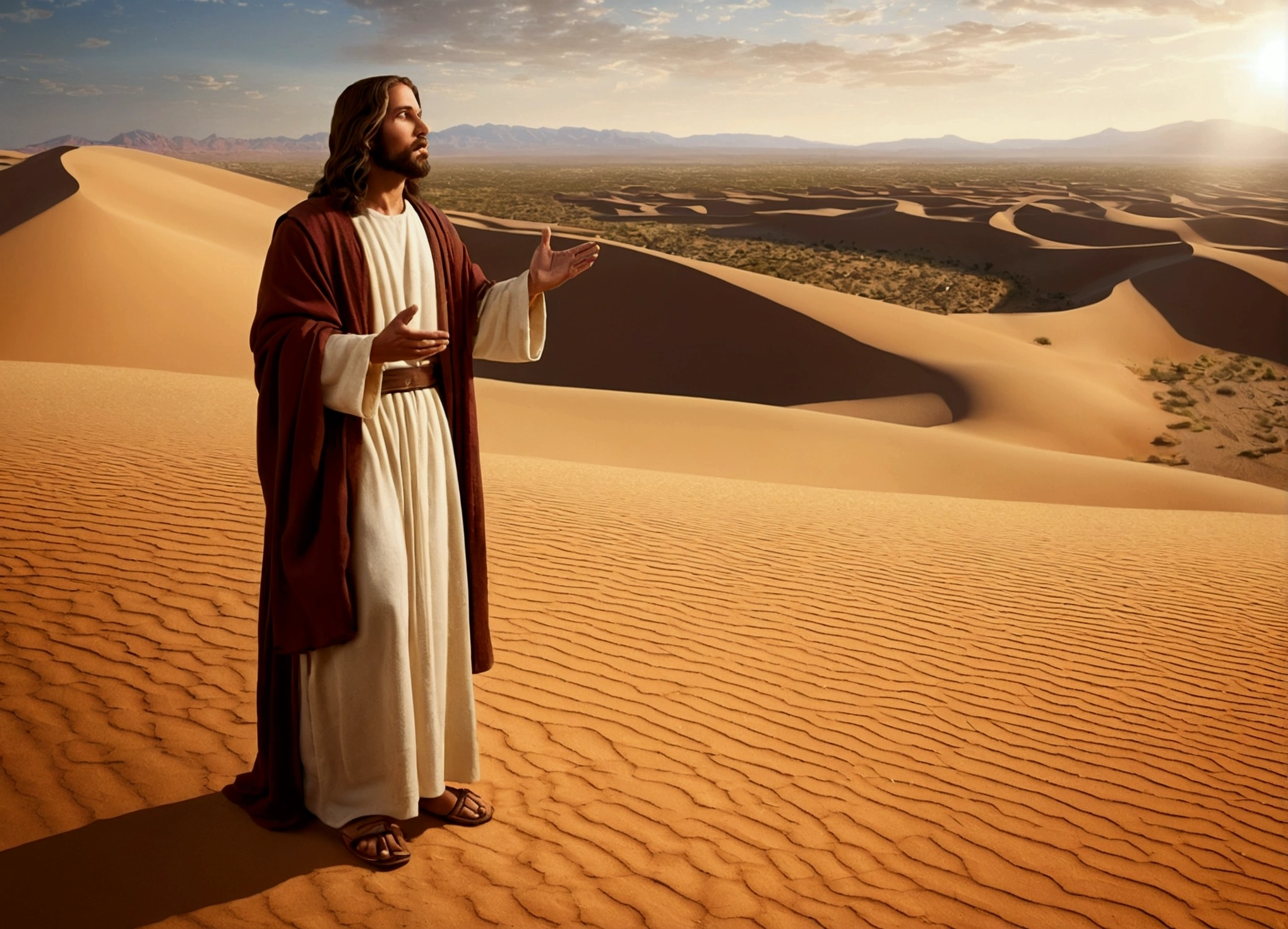 Jesus Preaching in the Desert