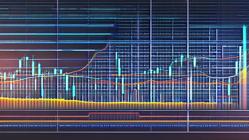 detailed financial market chart, computer screen, desk, screen, intricate data visualization, financial analytics, infographic, realistic 3D render, cinematic lighting, muted color palette, clean and minimalist design, 4k, high resolution, photorealistic