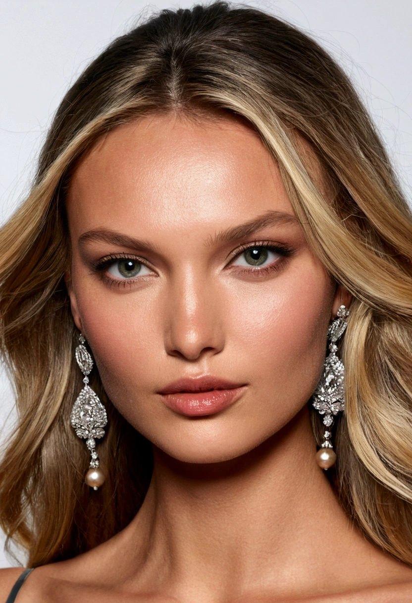 Photo très détaillée pleine du corps d'une jeune, Belle fille of 23 years. Portrait sur fond blanc. Elle ressemble à Romee Strijd et Candice Swanepoel, megane fox et julia molinari. Elle a aussi certaines caractéristiques d'une femme ukrainienne et italienne, a des lèvres charnues et juteuses, yeux détaillés, lèvres détaillées. A de grands yeux verts. Les cheveux sont raides, légèrement tordu, cheveux blond. Porter une robe noire.
((pré-)), Belle fille.
(haute qualité, ultra-détaillé, Réaliste:1.2, ultra Réaliste 8k, ultra détaillé, couleurs vives, éclairage de studio. Tourné sur Sony A7lll 85 mm. modèle de visage 3D. Grand détail. hyper détaillé, Meilleure qualité, Ultra haute résolution, HDR, 8k)