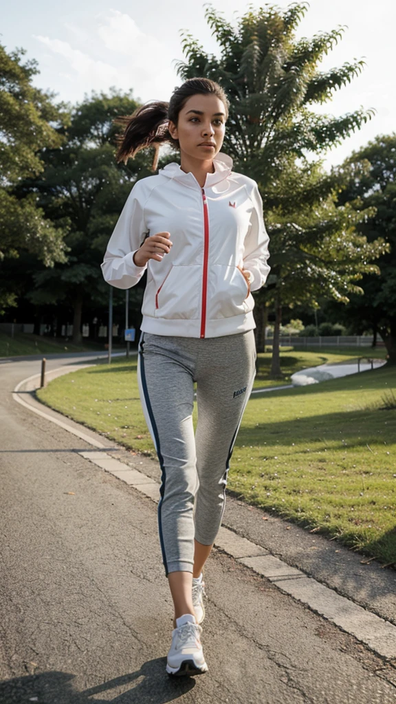 woman jogging,
