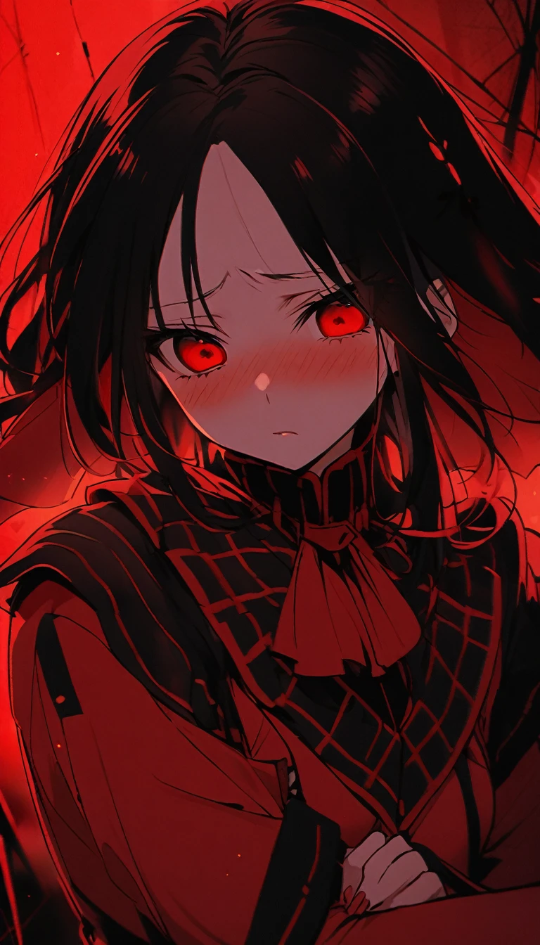 Shinomiya Kaguya from Love is war, Shy, Red Theme, Kaguya Shinomiya.