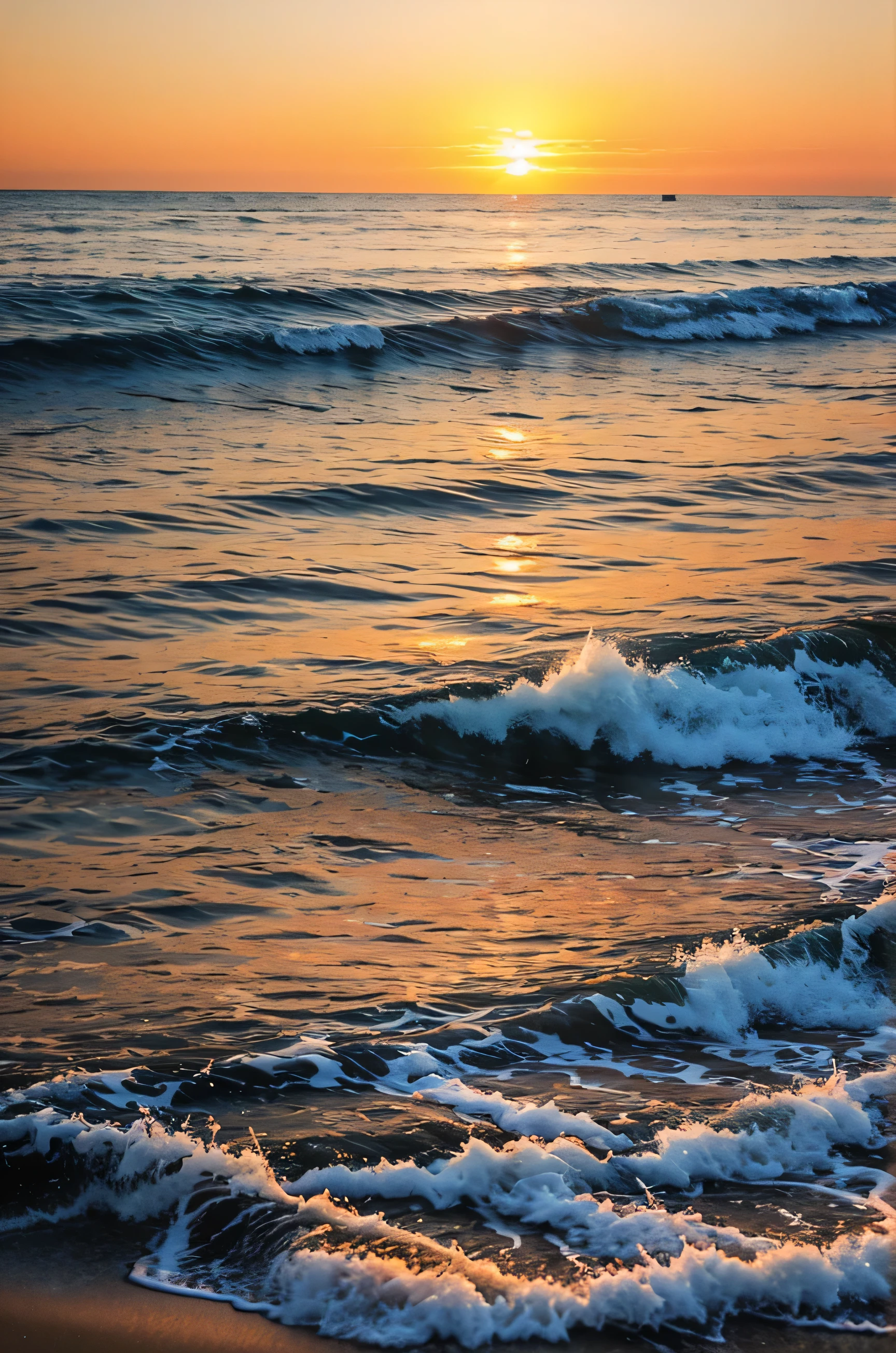 Create beautiful sunset landscapes with sea
