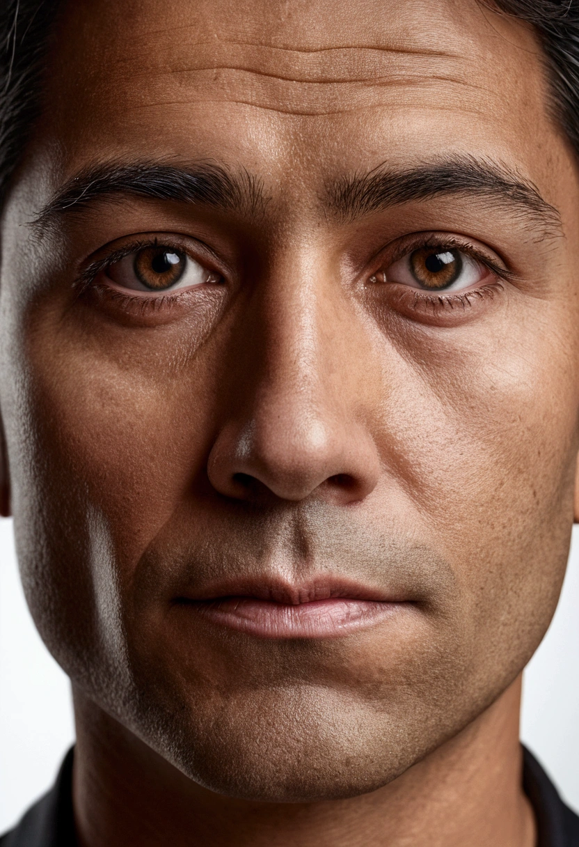 retrato em close de kathr7nn3wt0n, two-thirds view, hyper-realistic photograph, face detailed, simple background