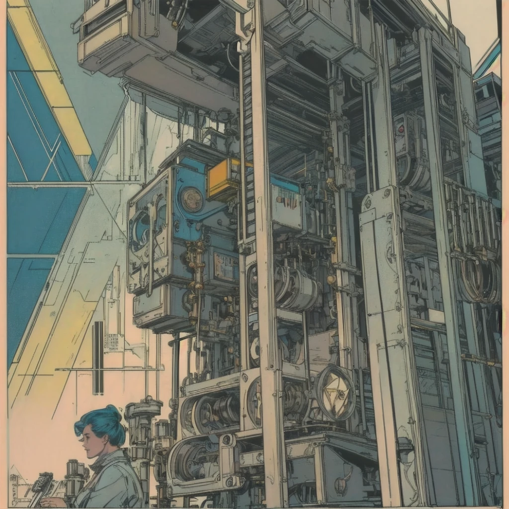 (((masterpiece, highest quality))),(((solo:1.2))),(((1girl:1.2))),(((32k wallpaper))),(very detailed, vintage science fiction),((((((geometric cinematic movie poster)))))), (bauhaus), shape,(((abstract))),(mid century modern),movie poster,(((((portfolio))))),(((((Close-up))))),(((((bust up))))),((((more various angle)))),(((ultimate highlight))),Vast landscape,((((complete. detailed face)))),(((Extremely talented))),(((most complecated machine))),(((text))),(((typography))),(((((best complicated machine))))),(((((genius mechanic))))),(((gorgeous light leak))),