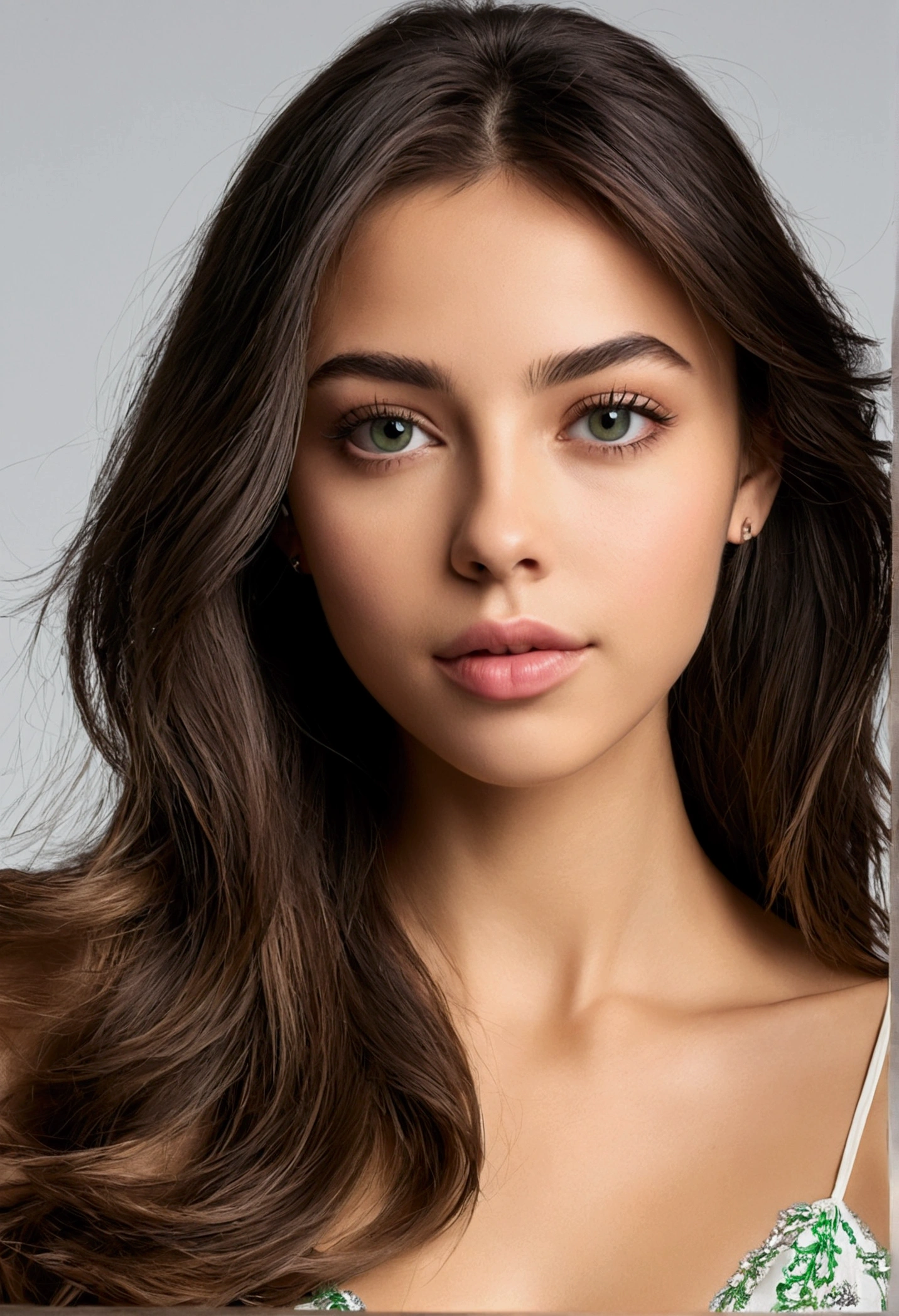Photo très détaillée pleine du corps d'une jeune, Belle fille of 23 years. Portrait sur fond blanc. Elle ressemble à ana de armas, madison beer, megane fox, ana belluci et julia molinari. Elle a aussi certaines caractéristiques d'une femme italienne, a des lèvres charnues et juteuses, yeux détaillés, lèvres détaillées. A de grands yeux verts. Les cheveux sont raides, légèrement tordu, cheveux blond. Porter une robe noire. ((pré-)), Belle fille. (haute qualité, ultra-détaillé, Réaliste:1.2, ultra Réaliste 8k, ultra détaillé, couleurs vives, éclairage de studio. Tourné sur Sony A7lll 85 mm. modèle de visage 3D. Grand détail. hyper détaillé, Meilleure qualité, Ultra haute résolution, HDR, 8k)