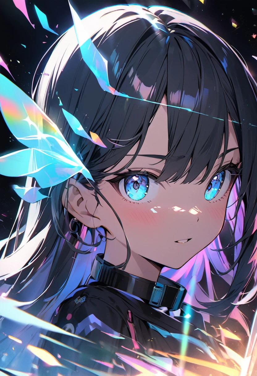 Holographic glow effect
