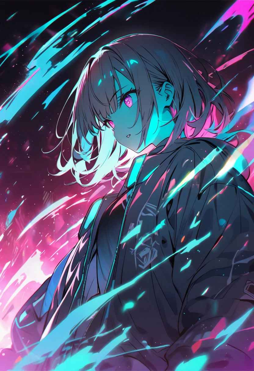 Holographic glow effect