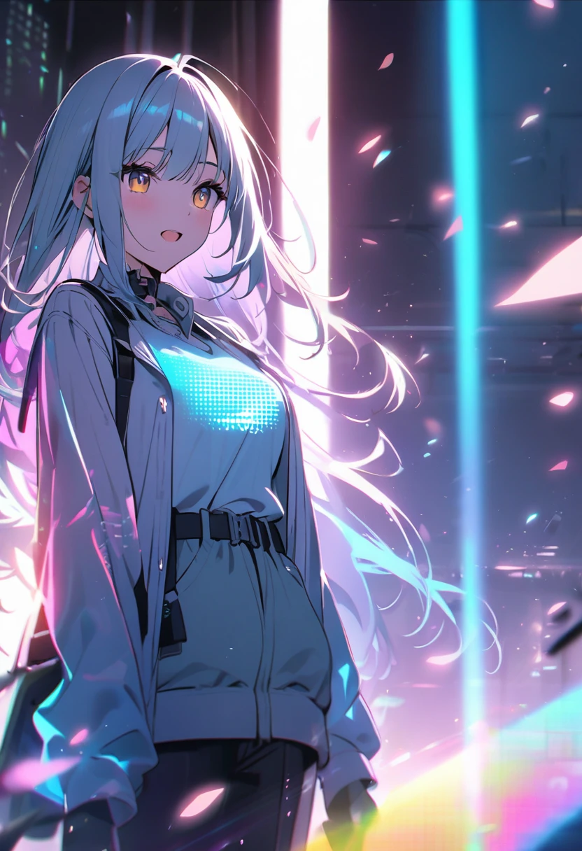 Holographic glow effect