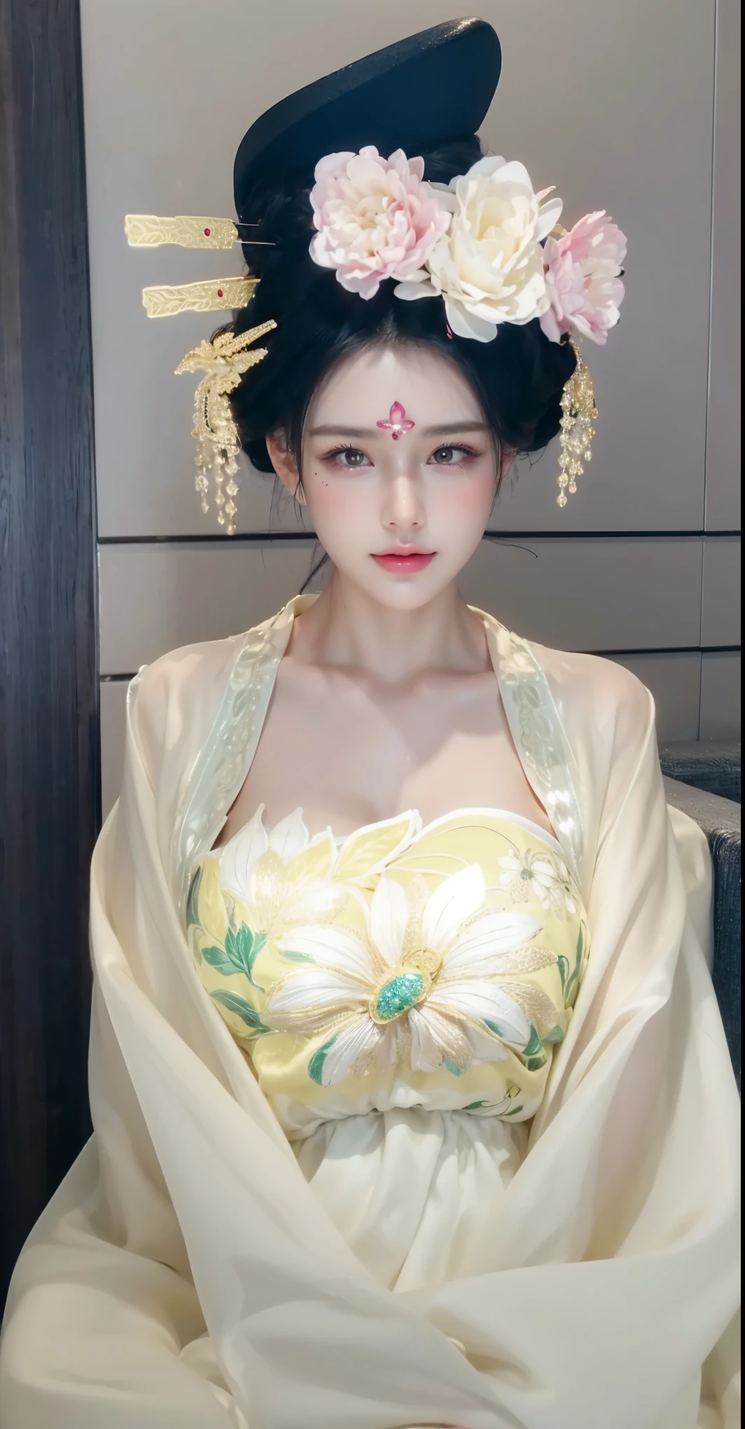 Game Art,CG Animation,Best image quality,Maximum resolution,8K picture quality,(A bust photo),(portrait),(Head close-up),(Rule of Thirds),Unreal Engine 5 rendering works,20 year old girl,((Queen)),The eyes are very detailed,(Large ),Elegance and nobility,Ray Tracing,Game CG,((3D Unreal Engine)),OC rendering reflection mode,4K,Ultra-clear,Translucent lace,Fair and plump figure,Pretty Face,Glossy Gel Coat,身着华贵礼服的Queen,Gorgeous clothing,Luxurious and exquisite jewelry,Colorful makeup,Full figure,Dark red lipstick,精致Gorgeous clothing,Supermodel,Gold Jewelry,Luxurious clothing,breastsetrical,Delicate facial features