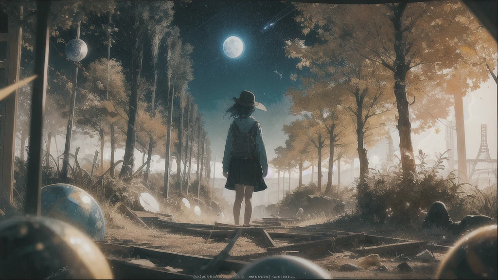 lonely night, Absurd, High resolution, Super detailed, (One girl:1.3),
Break Lomography, Analogue photography, Vibrant colors, Soft Focus, Light leakage, Dreamy atmosphere, Experimental charm, Nostalgic Charm BREAK Color Field Painting, large colored bands, abstract expressionism, Bold colors, Emotional impact, Atmospheric Depth, Minimalist Approach BREAK
, Space Exploration, Celestial Bodies, Astronomical phenomena, Scientific discoveries, otherworldly wonders