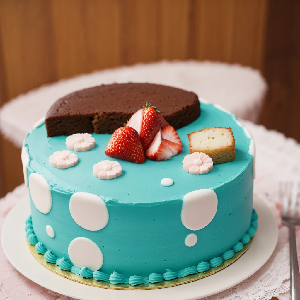 Cake is cute and delicious, looks just like the real thing