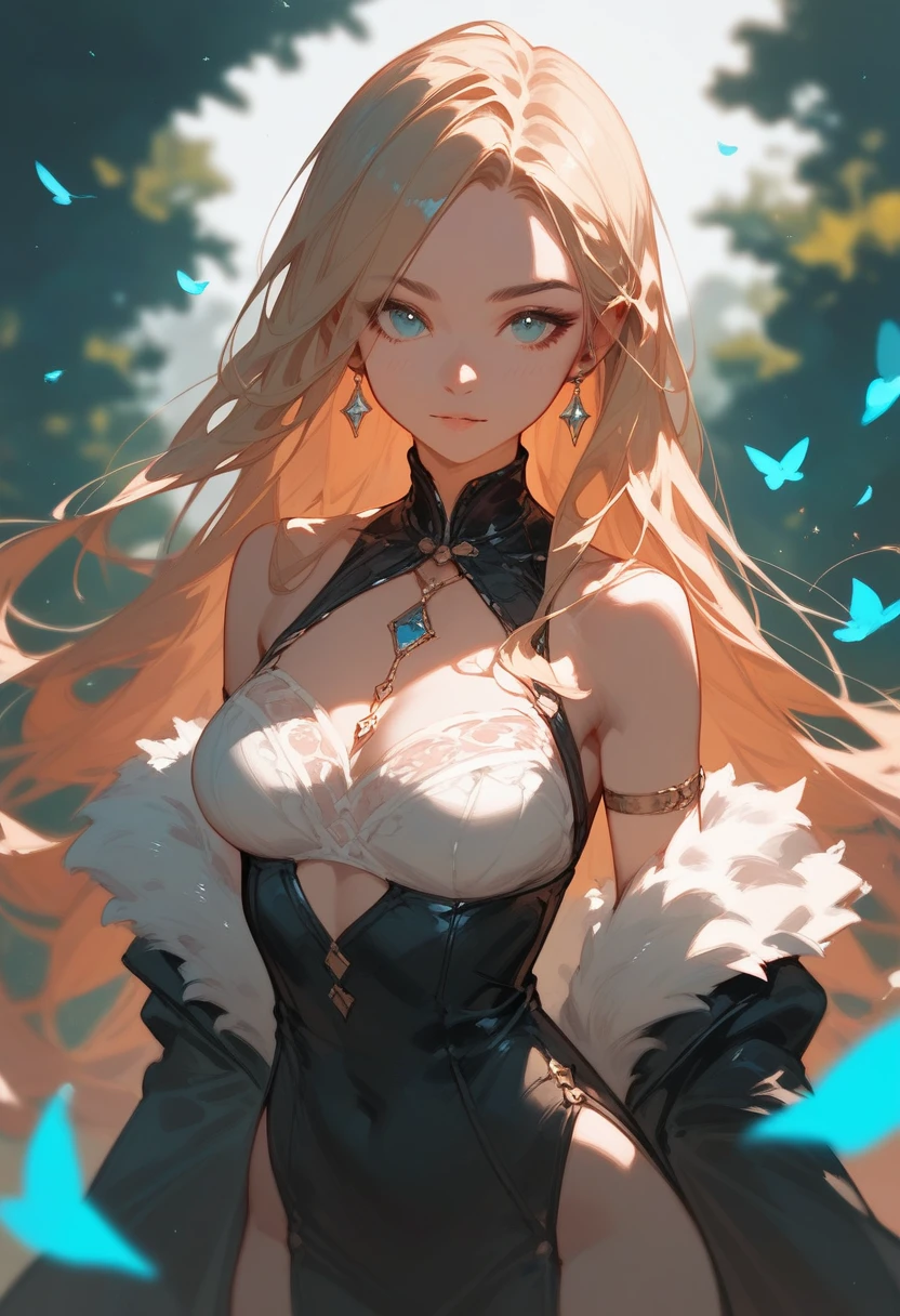 One girl, High resolution, Long Hair