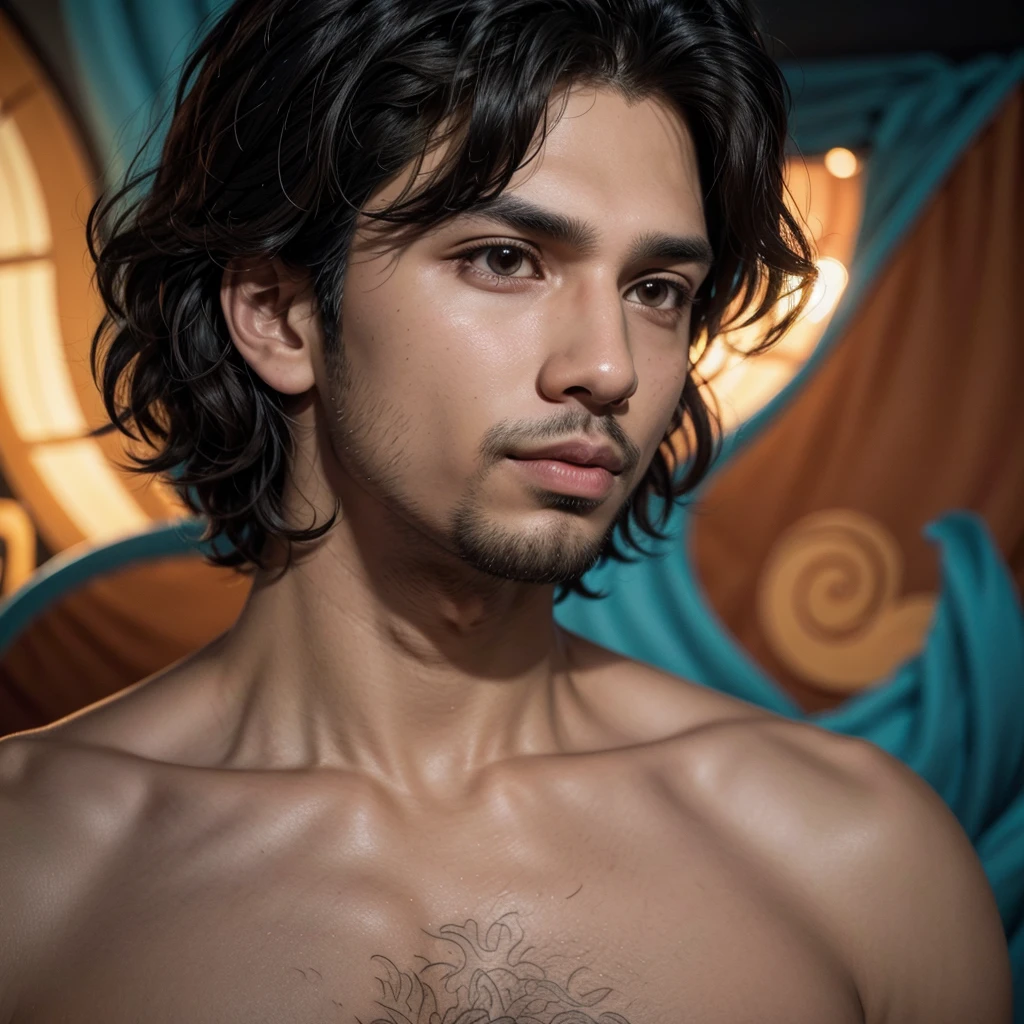 cartoon illustration of a brown man with short wavy hair, official character art, official character illustration, detailed portrait of the character, colorful illustration, full body portrait of the character, conceptual character portrait of me, detailed character art, full body portrait of the character, character portrait of me, a character portrait, character illustration, highly detailed character design, full body portrait of the character, a portrait of the character