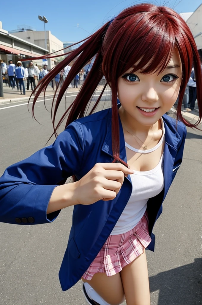 Crazy anime girl