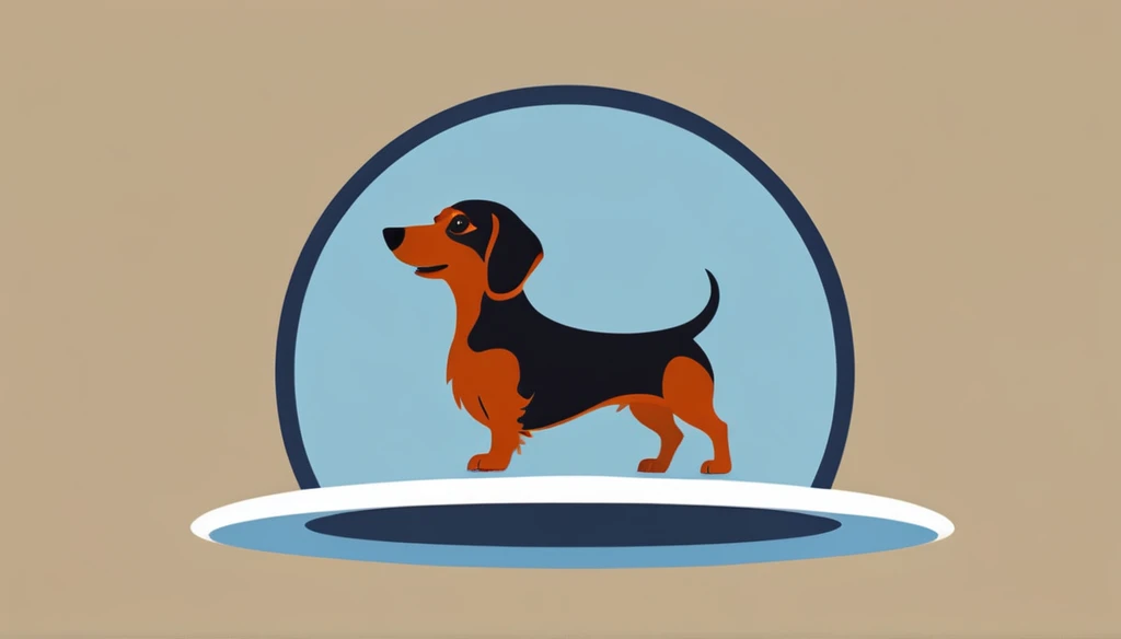 score_9, score_8_up, score_7_up, score_6_up, score_5_up, score_4_up, logo,
A logo for a dog hottel,
dachshund is jumping with his tongue out
(head portrait), ((light Black&brown dachshund' black ear:1.25), text "Y Bnma", dog on the text, under the roof , dog bowl, dog ball, dog toys around, happy dog, pastell colors (orange, dark blue, blue, brown),
LogoRedAF