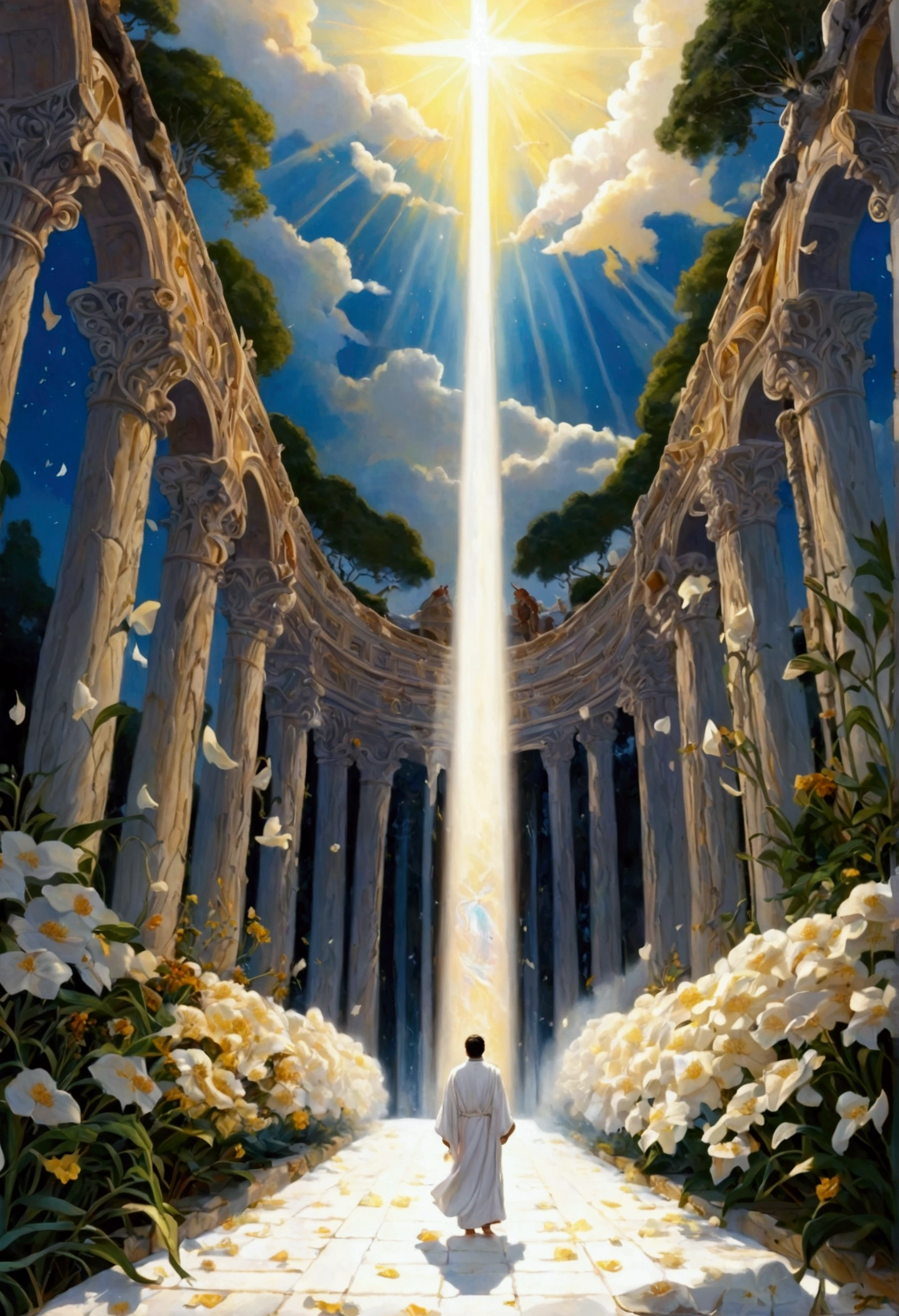 Bible、godの言葉、truth、Book、heaven、glory、The Kingdom of the Millennium、happiness、Shine、god、White robe、