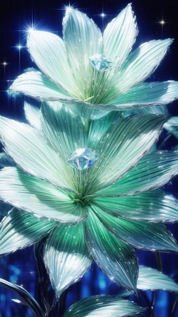 a close up of a blurry background of a blue and green flash, flashy, flash, sparkling and flash, sparkling, flashing and soft, sparkling, with lots of flashing light, sparkling的, flash background, shiny flash / crystal, sparkling, bokeh background, sparkling all around, sparkling, spark, flashing.
crystal flower