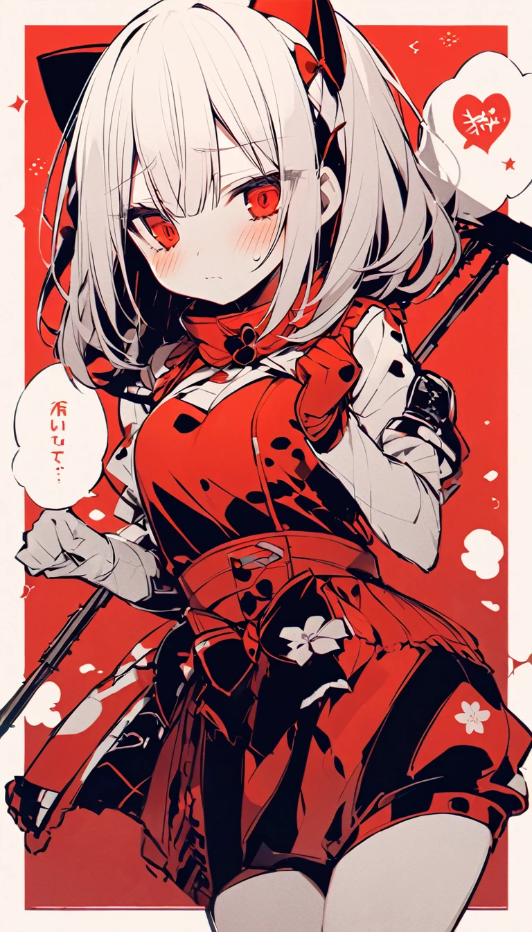 Shinomiya Kaguya from Love is war, Shy, Red Theme, Kaguya Shinomiya.