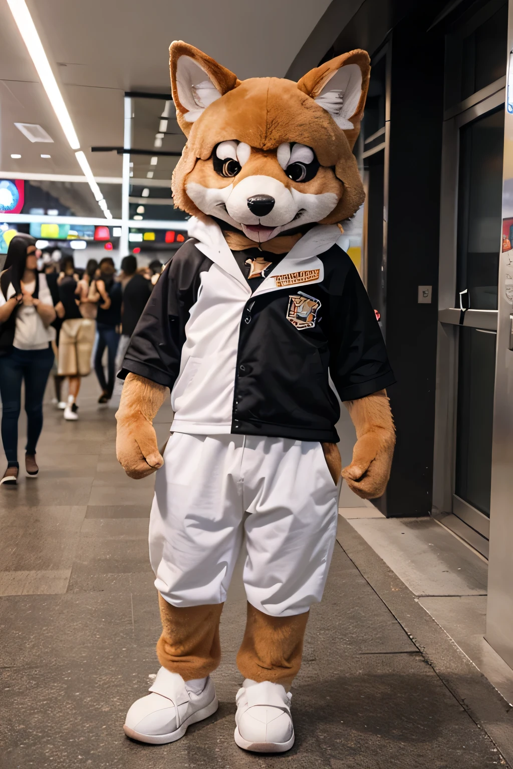 Fursuit mascot costume full body shiba inu male