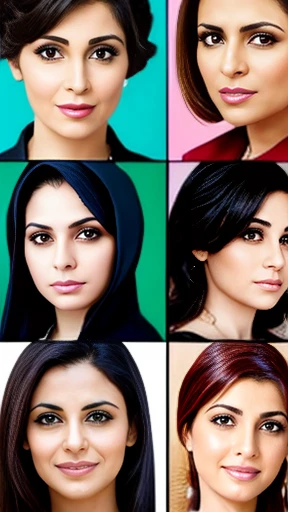 Group of Lebanese women together focus on characters faces 
