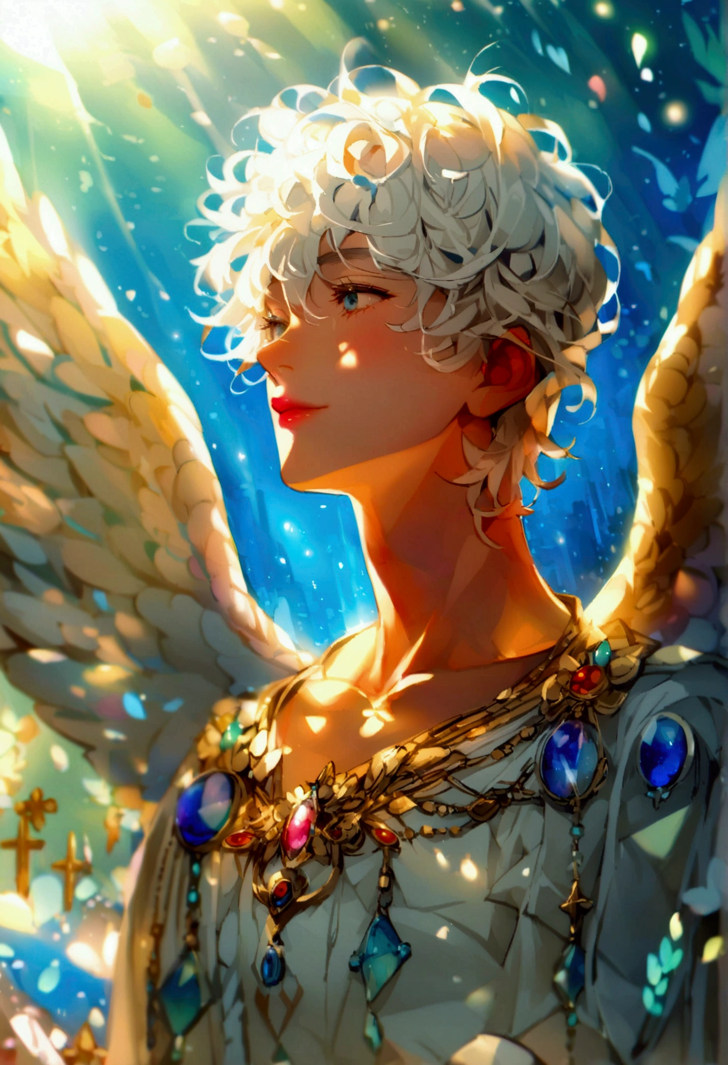 Bible、godの言葉、truth、Book、Angel、heaven、glory、The Kingdom of the Millennium、happiness、Shine、god、White robe、