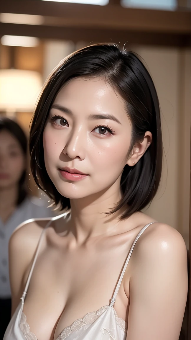 Hhigh resolution、High level of image quality、High Detail、masterpiece、Annoyed skitomatically correct、sharp、high resolution, High level of image quality, 8k、Japanese Mature1名)、(Solitary)、85 years old、(Strong)sex)、Facial wrinkles、Chubby、Breast sagging、sex感的、charm、Middle-aged women、、、Japanese Mature、(Solitary)、Naked、R、Japanese Hairstyle、、photo、impression、High excitement level、High depth of field、Very detailed、、65-year-old Japanese man、、At the venue(Japanese Mature、50 years old))、