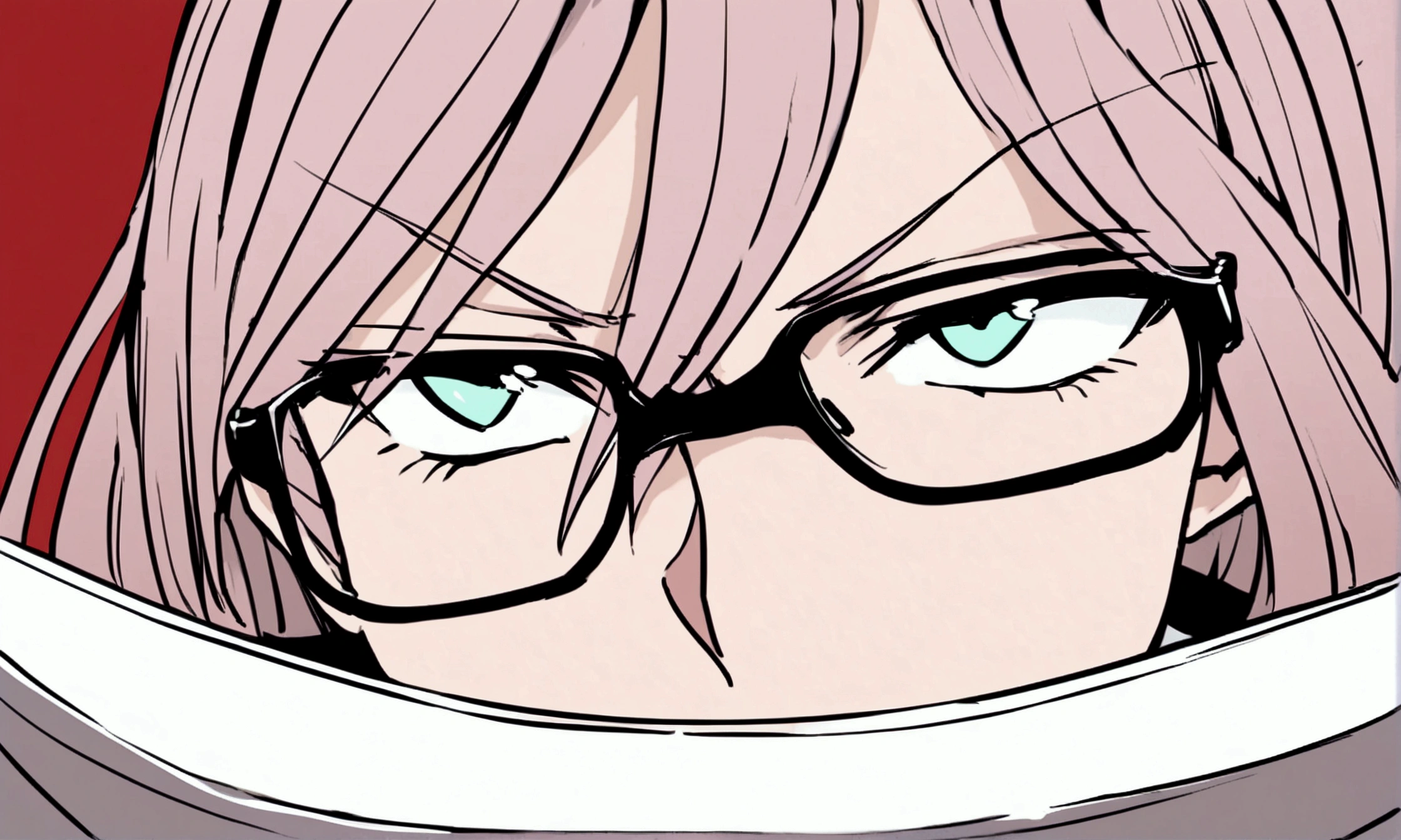 Draw an inspiring girl,Reading,wear glasses,Shinkai Makoto style