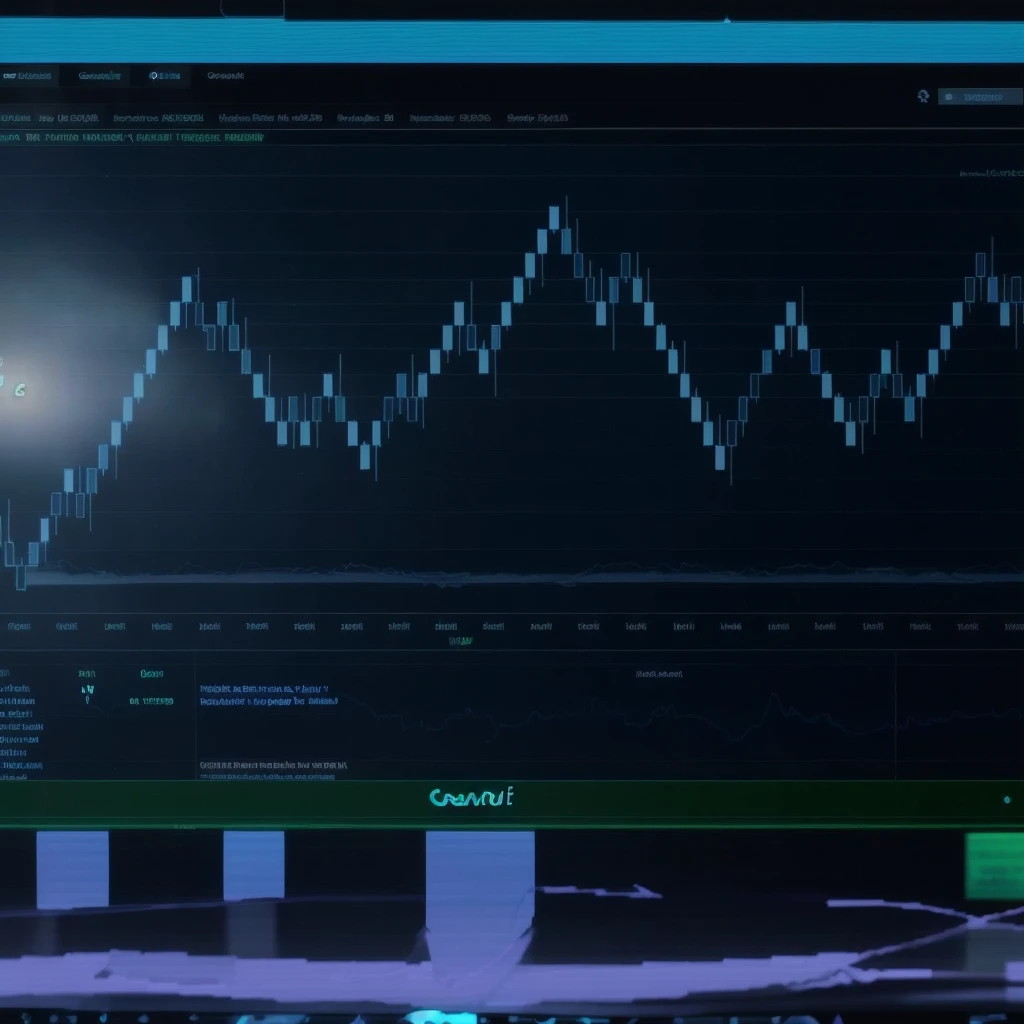 arafed monitor with a stock chart on it sitting on a desk, waveforms on top of square chart, displaying stock charts, trending on markets, cgtrader, trading, trading stocks, charts, graph signals, youtube video screenshot, traders, looking partly to the left, markets, symmetrical, 4 0 9 6, detailed scene, pc screen image, shorting