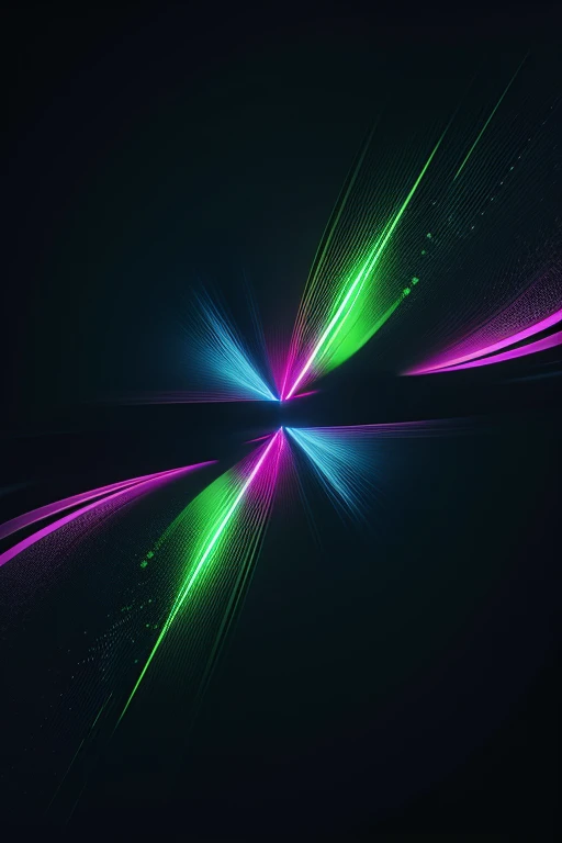 Abstract image with neon