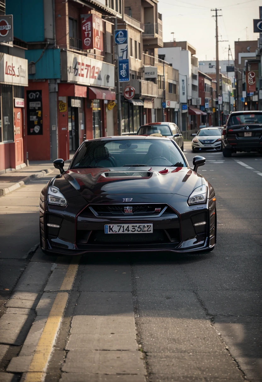 Red Nissan gtr, soo realistic