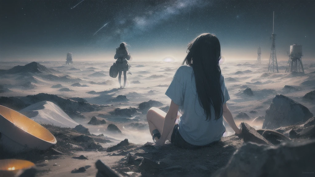 lonely night, Absurd, High resolution, Super detailed, (One girl:1.3),
Break Lomography, Analogue photography, Vibrant colors, Soft Focus, Light leakage, Dreamy atmosphere, Experimental charm, Nostalgic Charm BREAK Color Field Painting, large colored bands, abstract expressionism, Bold colors, Emotional impact, Atmospheric Depth, Minimalist Approach BREAK
, Space Exploration, Celestial Bodies, Astronomical phenomena, Scientific discoveries, otherworldly wonders