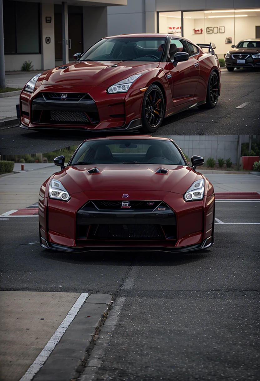 Red Nissan gtr, soo realistic