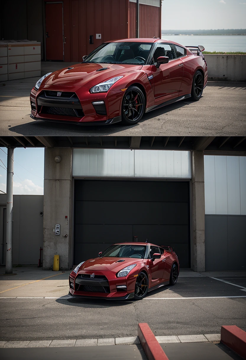 Red Nissan gtr, soo realistic