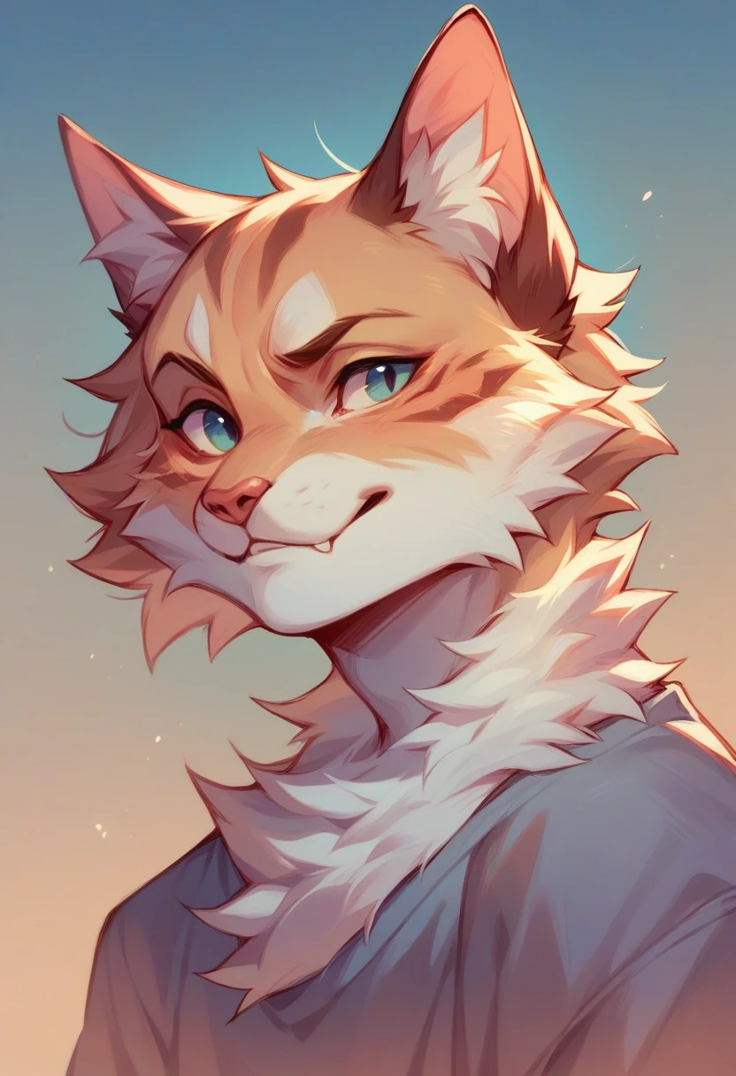 fluffy cat