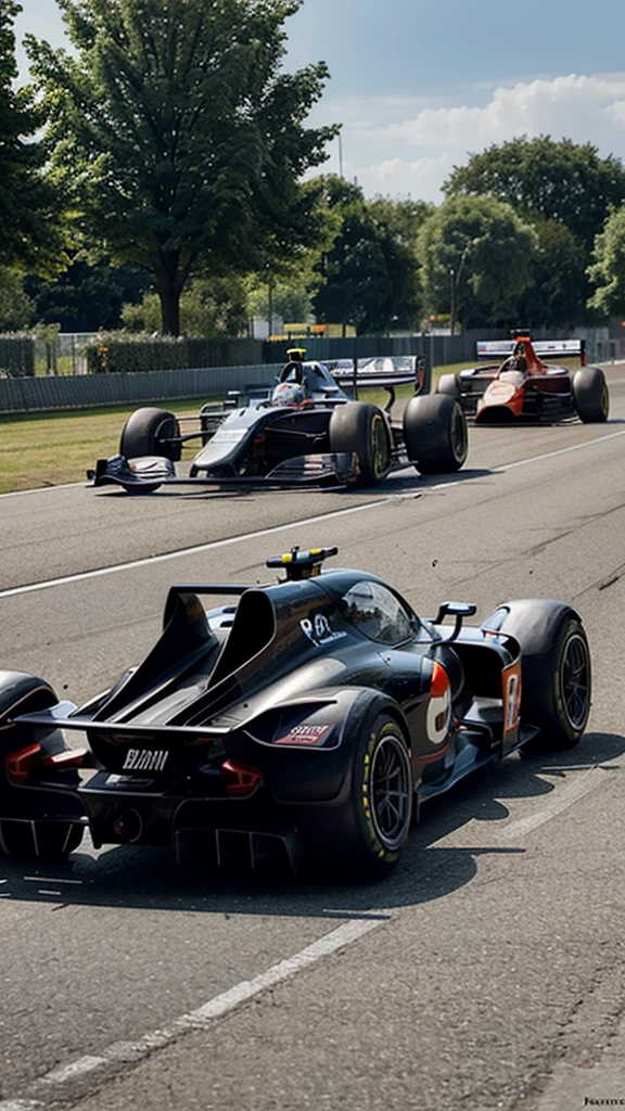 peut tu me généerer un croquis detaillé d'architecte en pièce detachée d'une formule 1