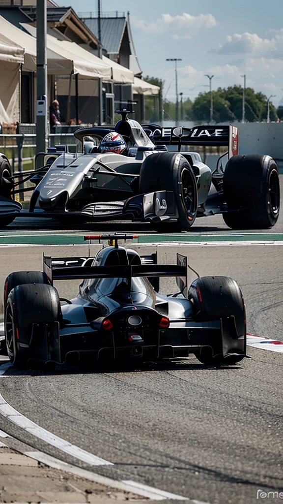 peut tu me généerer un croquis detaillé d'architecte en pièce detachée d'une formule 1