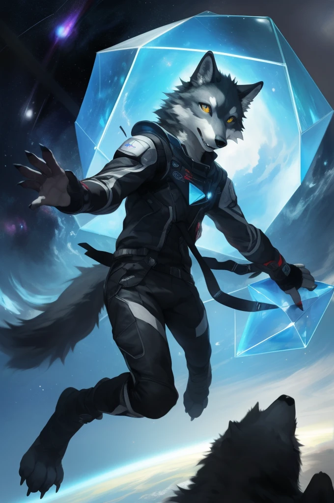 furry, male, wolf, solo focus, detailed eyes,
dutch angle, open clothing, reflective clothing, looking aside, glistening eyes,
holding object,
by kiyosan, (by t.y.stars:0.8), by Pino Daeni, (by k0bit0wani:0.9), by honovy,
digital space, geometry, polygon, polyhedron, trance, glass shards