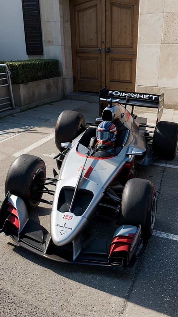 peut tu me généerer un croquis detaillé d'architecte en pièce detachée de la formule 1 w13