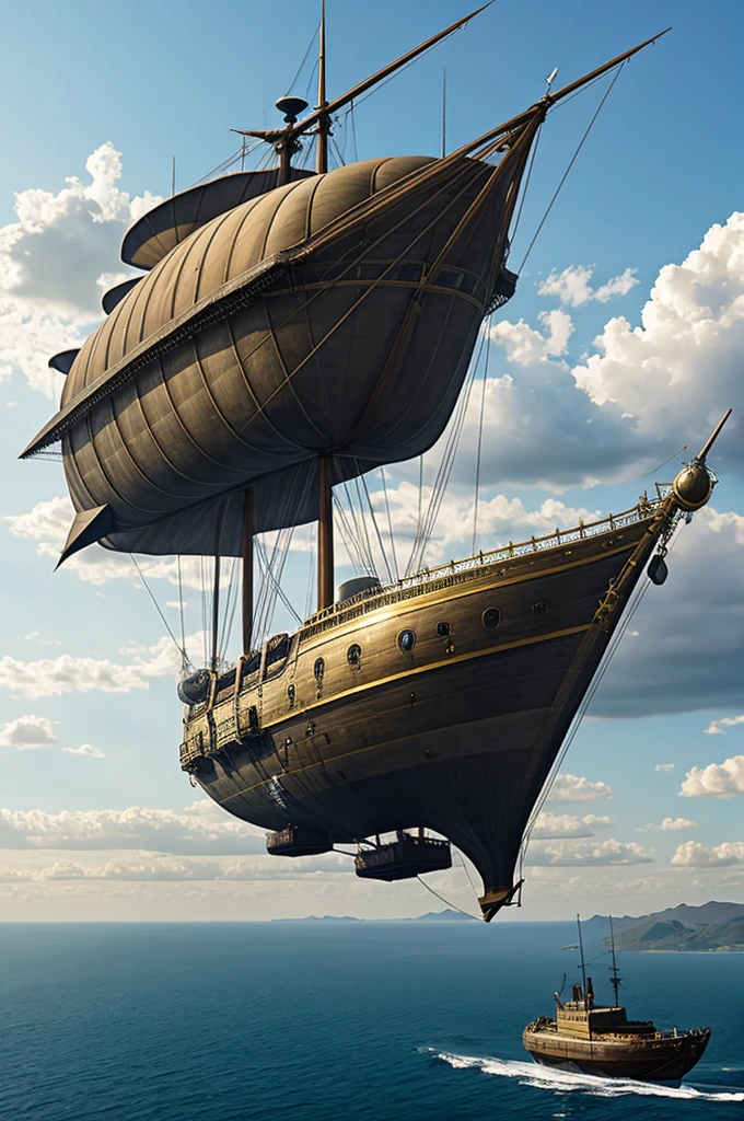 Fantasy airship royal