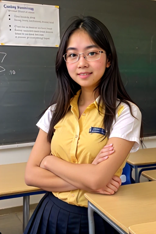 Economics teacher teaching commerce stud