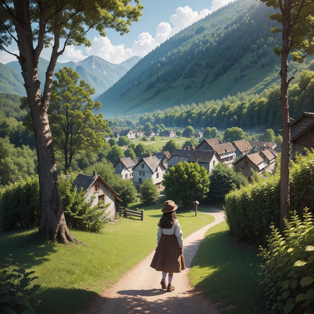 Once upon a time, in a small village, there was a kind girl named Isabel. She loved to explore the nearby woods.