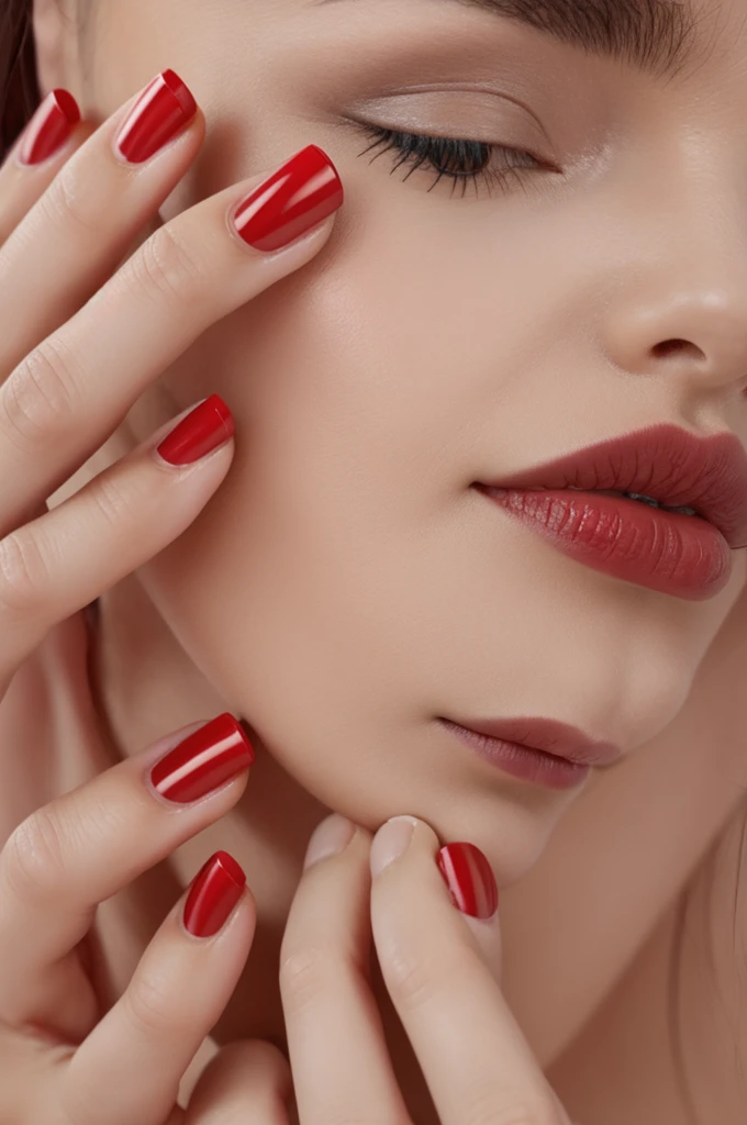 Genere moi des beau poeds avec les ongle rouge