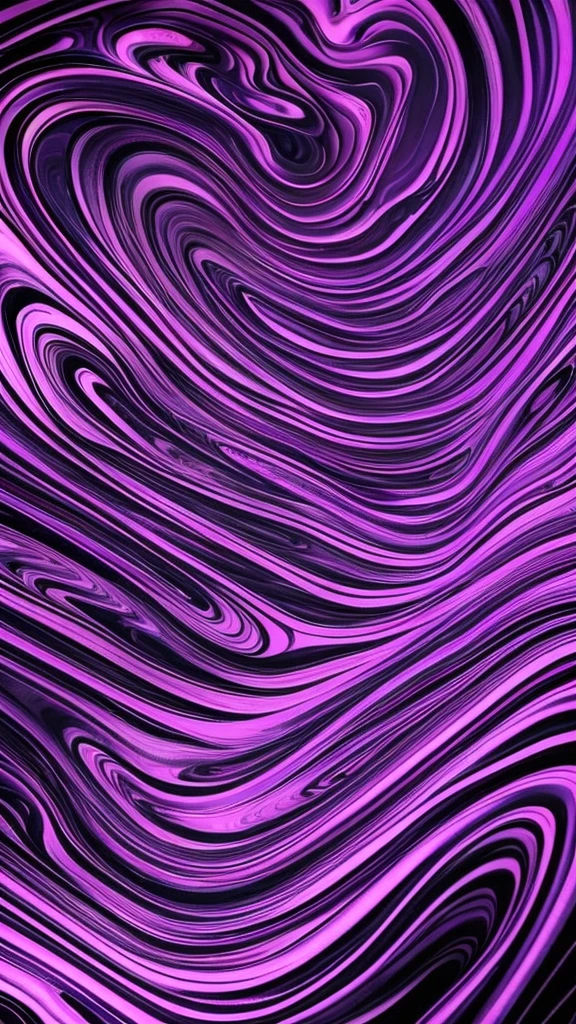 a purple and black abstract painting with a pink light, a microscopic photo by Daniel Chodowiecki, flickr, generative art, evil inky swirly ripples, very trippy and abstract, lsd waves, psychedelic waves, trippy mood, made of liquid purple metal, swirly magic ripples, dmt ripples, swirly vibrant ripples