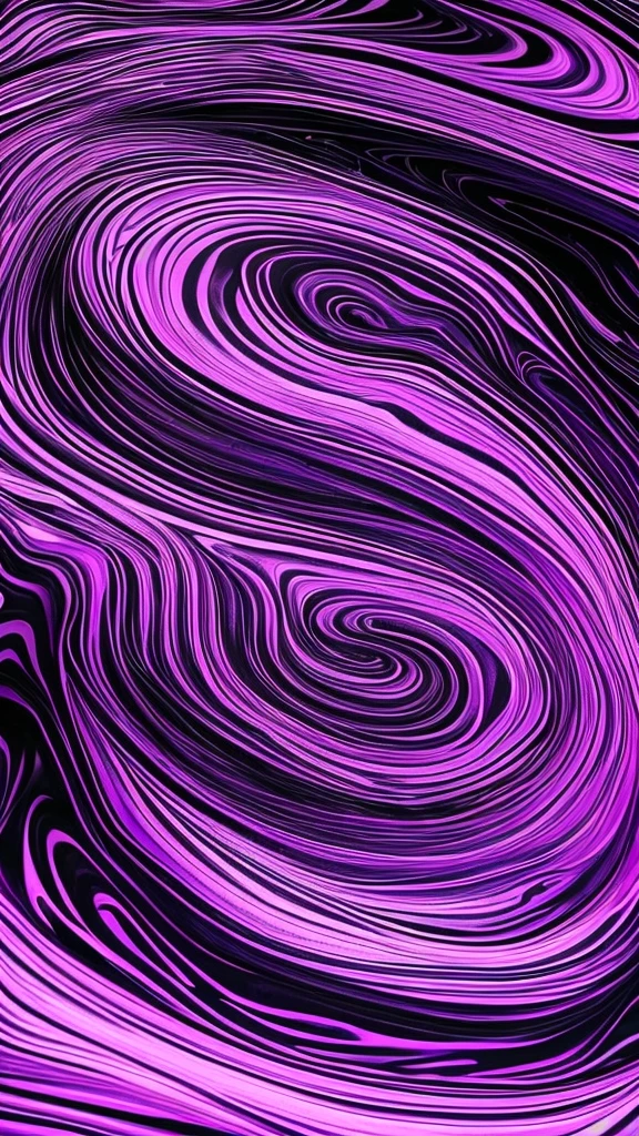 a purple and black abstract painting with a pink light, a microscopic photo by Daniel Chodowiecki, flickr, generative art, evil inky swirly ripples, very trippy and abstract, lsd waves, psychedelic waves, trippy mood, made of liquid purple metal, swirly magic ripples, dmt ripples, swirly vibrant ripples