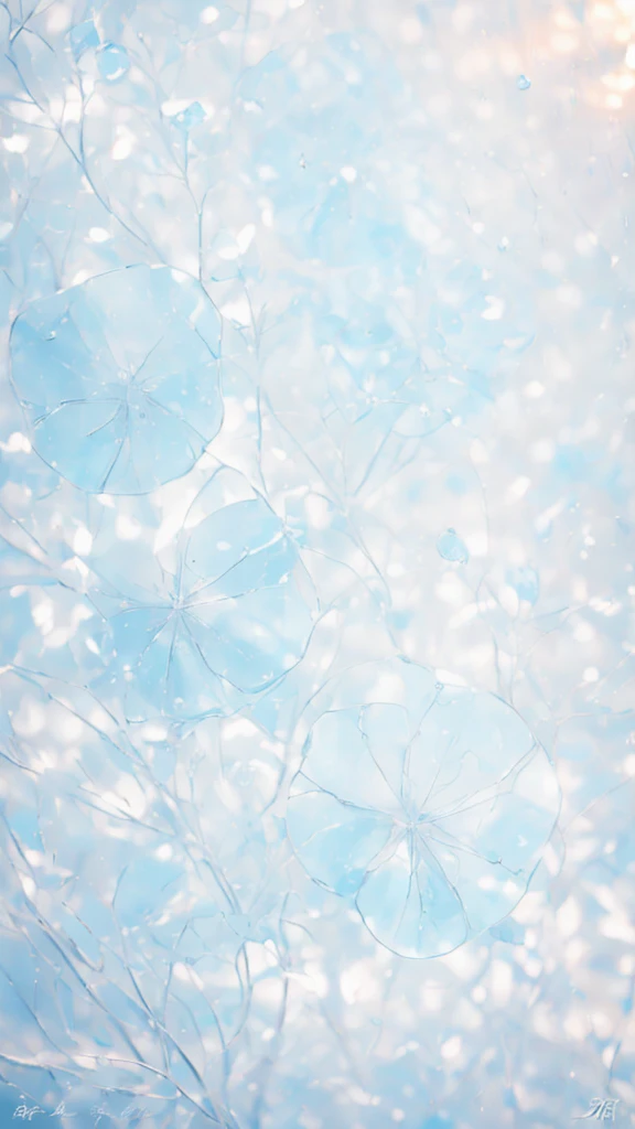 Broken glass、Rainy landscape、It rains quietly、style、Raindrops are visible、Shutter Speed 1/1000、Highest quality、masterpiece、Awareness-raising、Very delicate and beautiful、Very detailed、CG、Unite、8k wallpaper、Amazing、Exquisite detail、masterpiece、Highest quality、Official Art、Very detailed CG Unity 8K 壁紙、
A soft and gentle light blue gradation、SHARP、The edges are out of focus。
