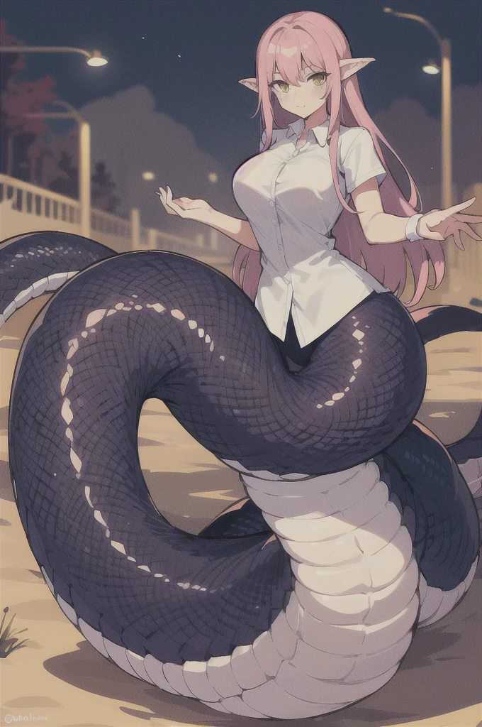 one girl, human girl, red hair, twin buns, bunny girl, leotard, red leotard, fishnet stockings, ripped clothes, bird rape, crawling on all fours, reptilian snake, giant white snake, giant snake cock, giant snake penis, sex with giant snake, sex with giant white snake, double penetration, intense sex, penis as thick as an arm, dick as thick as an arm, (huge penis: 1.6), inside girl's pussy, girl's stomach bulging with cock, loads of semen, girl's ahegao, show, indoors, nightclub, stage, on a circular stage, (in the center of a circular stage), (freak show tent), large audience, large number of people, in front of a large number of people, in front of the public, being watched by the public, being made a spectacle of the public