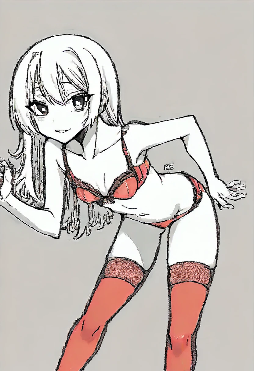 (fluffy anthro furry: 1.6),dog girl,female furry,brown long hair,dog ears,glasses,necklace,flora hairpin,arm brecelet,looking at viewer,smile,open mouth,strip club, sexy pose, seductive, flirting, sexy red lingerie, sexy red stockings, sexy red bra, bent over, small breasts